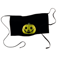 Cute Green Jack O Lantern Halloween Pumpkin Waist Apron | Artistshot