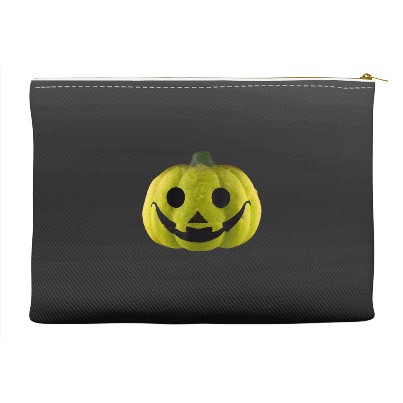 Cute Green Jack O Lantern Halloween Pumpkin Accessory Pouches | Artistshot