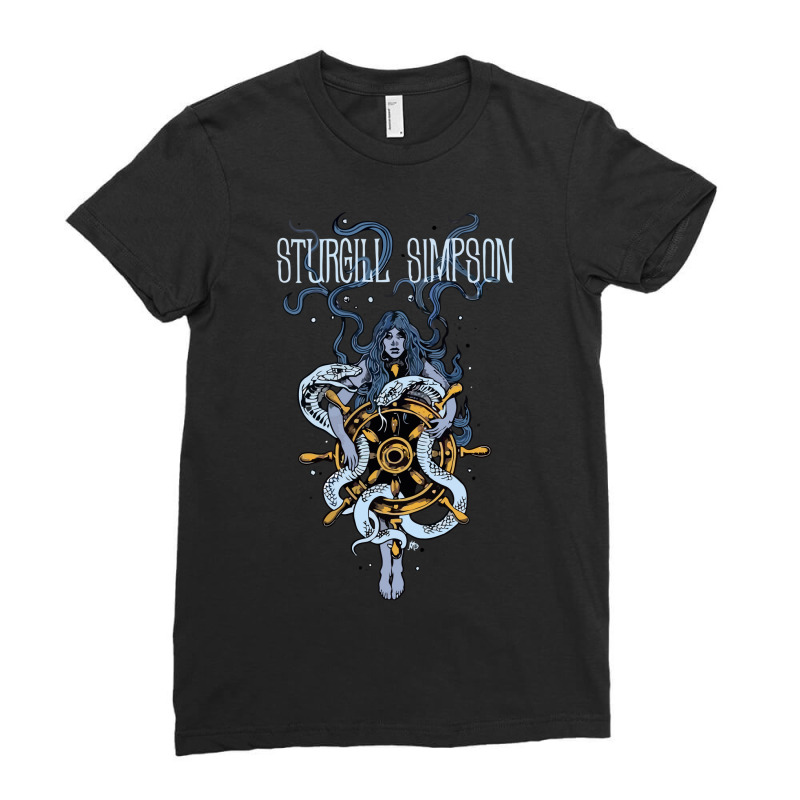 Sturgill Simpson Ladies Fitted T-Shirt by cm-arts | Artistshot