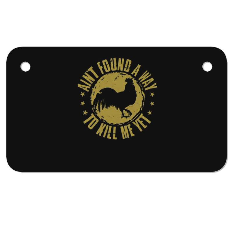 Gold Aint Found A Way Motorcycle License Plate | Artistshot