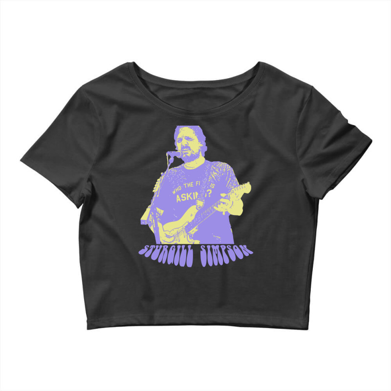 Sturgill Simpson Crop Top by cm-arts | Artistshot