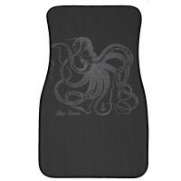 Vintage Black Octopus Marine Biologist Ocean Sea Life 5 Front Car Mat | Artistshot