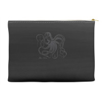 Vintage Black Octopus Marine Biologist Ocean Sea Life 5 Accessory Pouches | Artistshot