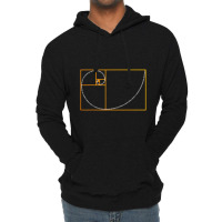 Golden Ratio Fibonacci Spiral Arc Perfect Geometry Lightweight Hoodie | Artistshot