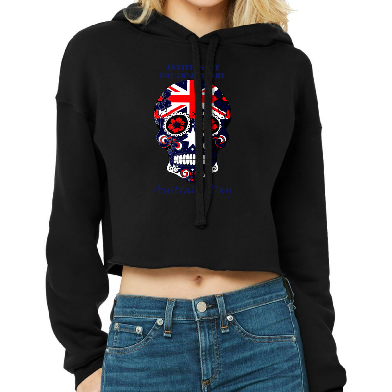 Australia Day Cropped Hoodie by Garreto | Artistshot