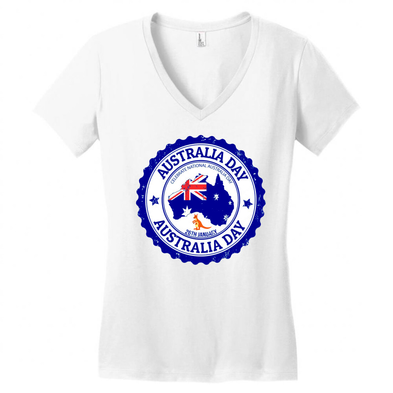 Australia Day Women's V-Neck T-Shirt by Garreto | Artistshot