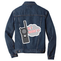 Market Team Member - Hey Market Men Denim Jacket | Artistshot