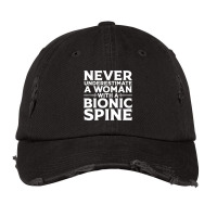 Funny Bionic Spine Surgery Recovery Gift Back Spinal Fusion Long Sleev Vintage Cap | Artistshot