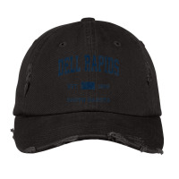 Dell Rapids South Dakota Sd Vintage Athletic Navy Sports Des Vintage Cap | Artistshot