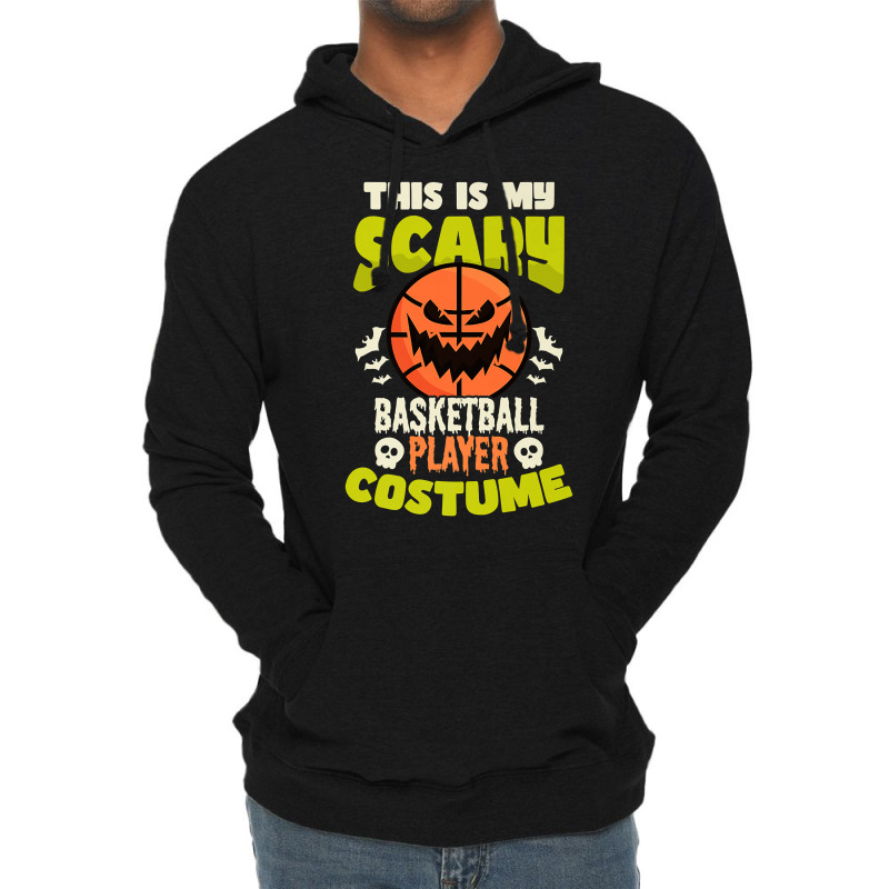 Scary Player Costume Design Halloween Basketball Premium T Shirt Lightweight Hoodie | Artistshot