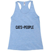 Cats Greater Than People Racerback Tank | Artistshot