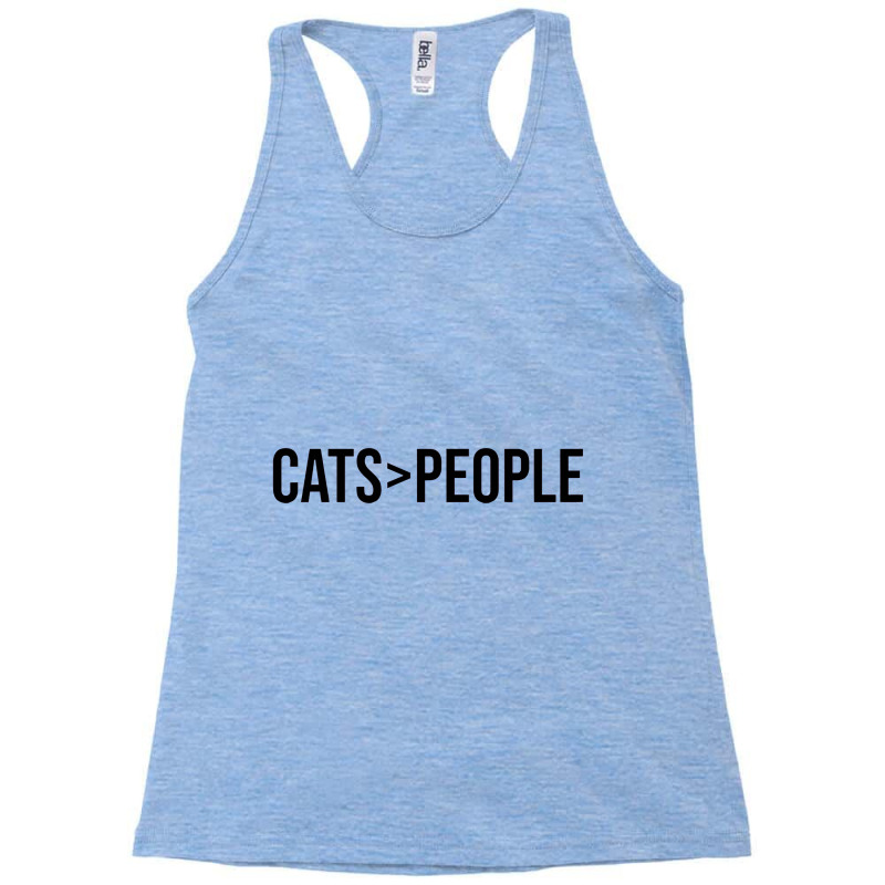 Cats Greater Than People Racerback Tank by karimunjava | Artistshot