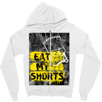 The Simpsons Bart Simpson Eat My Shorts Graffiti Premium T Shirt Zipper Hoodie | Artistshot