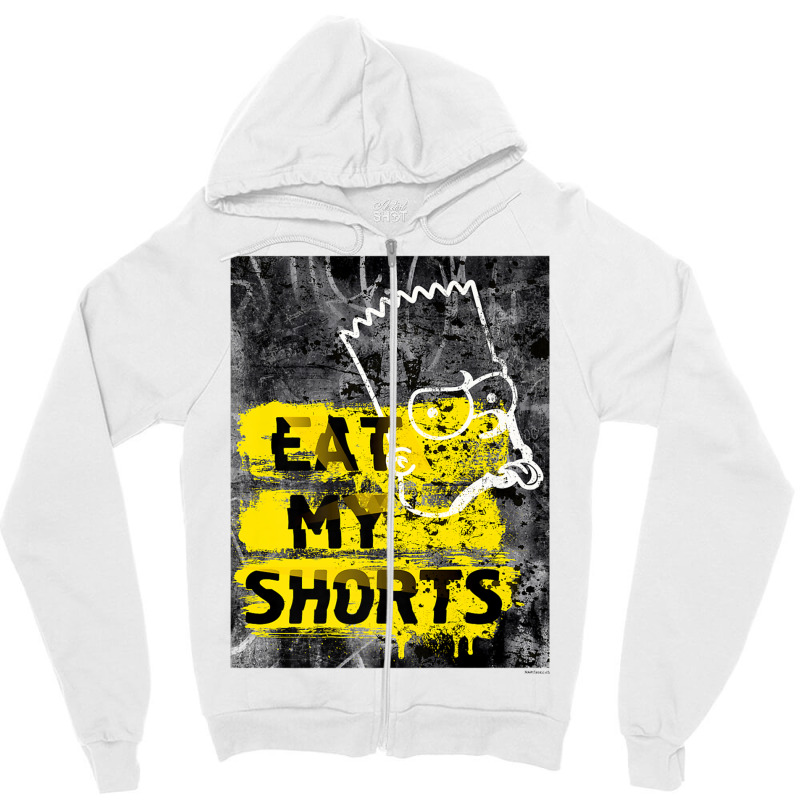 The Simpsons Bart Simpson Eat My Shorts Graffiti Premium T Shirt Zipper Hoodie by cm-arts | Artistshot