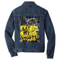 The Simpsons Bart Simpson Eat My Shorts Graffiti Premium T Shirt Men Denim Jacket | Artistshot