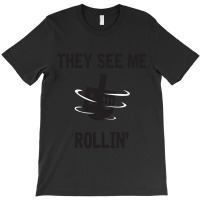 Hanukkah 2020 Dreidel Game Gift They See Me Rollin_ Jewish T-shirt T-shirt | Artistshot