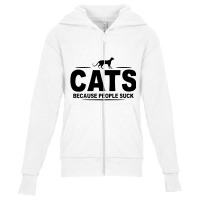 Cats People Youth Zipper Hoodie | Artistshot