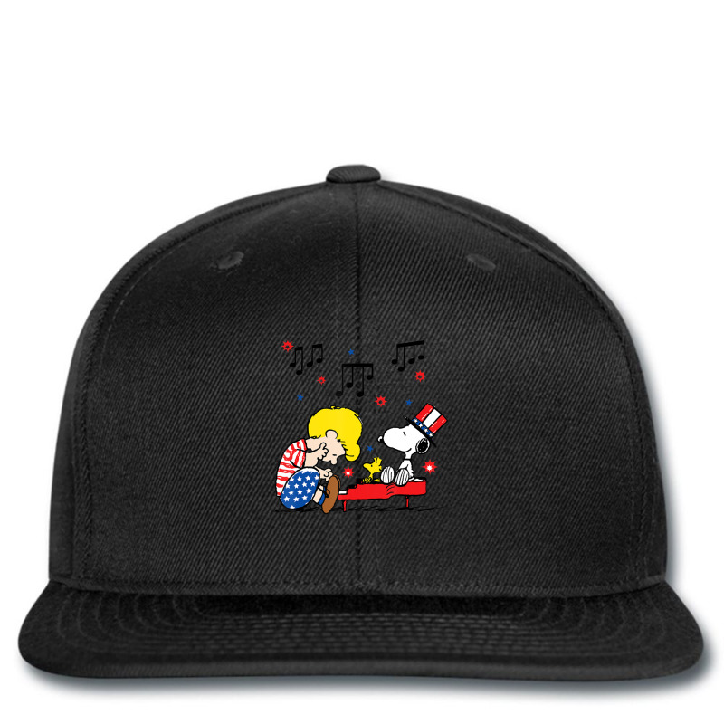 Peanuts Americana Printed Hat | Artistshot