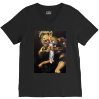 Saturn Devouring His Children Alf Version V-neck Tee | Artistshot