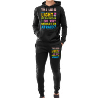 Psalm 27 1 Bible Cute Scripture Quote Kids Christian Hoodie & Jogger Set | Artistshot