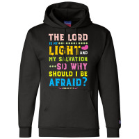 Psalm 27 1 Bible Cute Scripture Quote Kids Christian Champion Hoodie | Artistshot