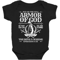 Armor Of God Christian Bible Verse Religious Baby Bodysuit | Artistshot