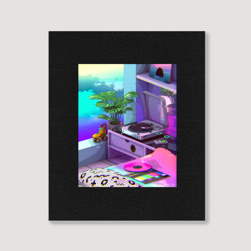 Vaporwave Aesthetic Portrait Canvas Print | Artistshot