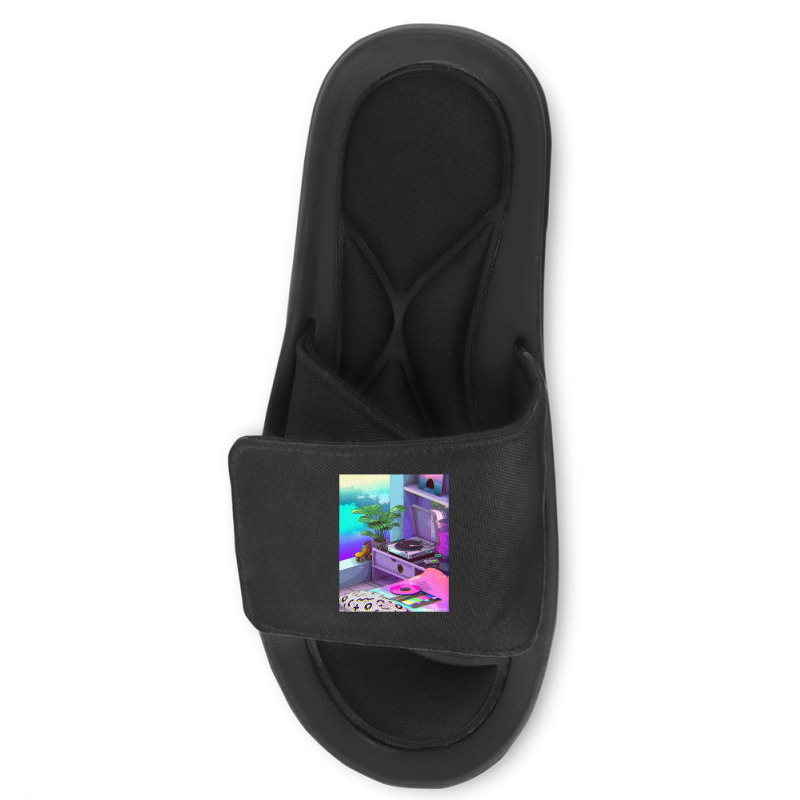 Vaporwave Aesthetic Slide Sandal | Artistshot