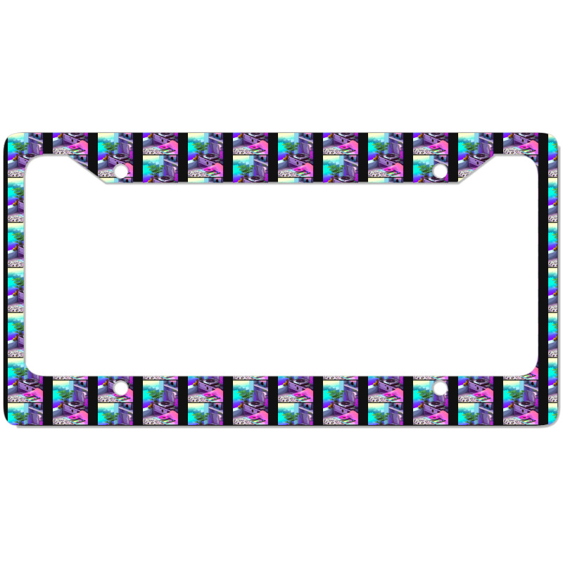 Vaporwave Aesthetic License Plate Frame | Artistshot