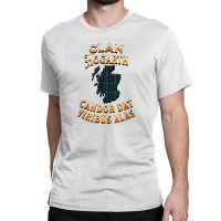 Hogarth Scottish Clan Motto And Tartan T Shirt Classic T-shirt | Artistshot