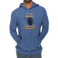 Hogarth Scottish Clan Motto And Tartan T Shirt Lightweight Hoodie | Artistshot