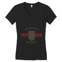 Army 1st Infantry Division Big Red One Women's V-neck T-shirt | Artistshot