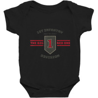 Army 1st Infantry Division Big Red One Baby Bodysuit | Artistshot