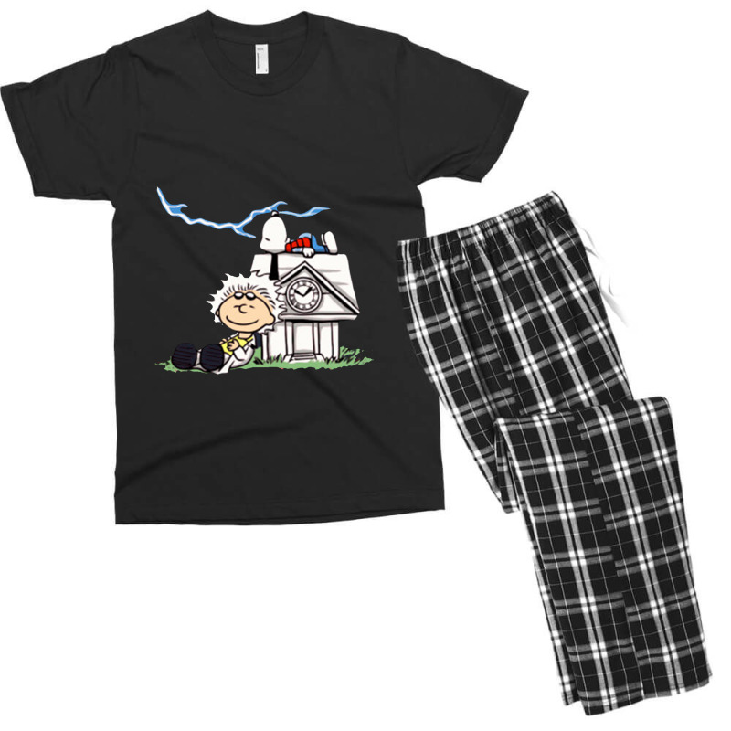 Back To The Peanuts Men's T-shirt Pajama Set | Artistshot