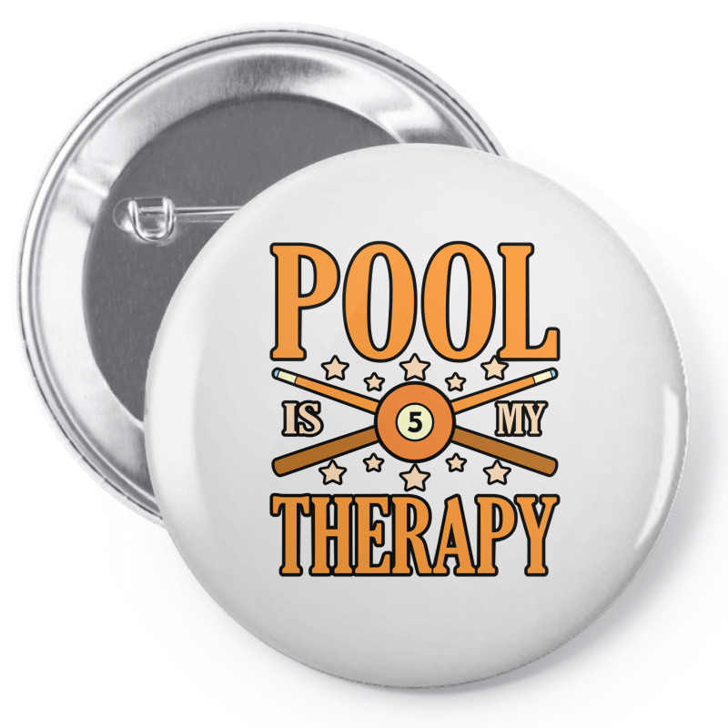 Pool Is My Therapy Billiards Snooker Sports Player Graphic Pullover Ho Pin-back Button | Artistshot