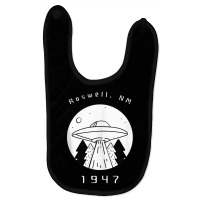 Roswell Ufo Alien Hunter First Contact Ufologist Spaceship Baby Bibs | Artistshot