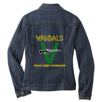 The Vandals Ladies Denim Jacket | Artistshot