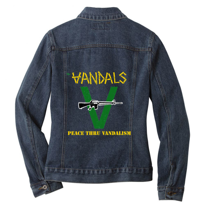 The Vandals Ladies Denim Jacket by BraedenBarnett | Artistshot