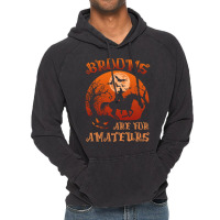 Brooms Are For Amateurs Witch Riding Horse Halloween Women Long Sleeve Vintage Hoodie | Artistshot