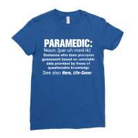 Paramedic Definition Ladies Fitted T-shirt | Artistshot