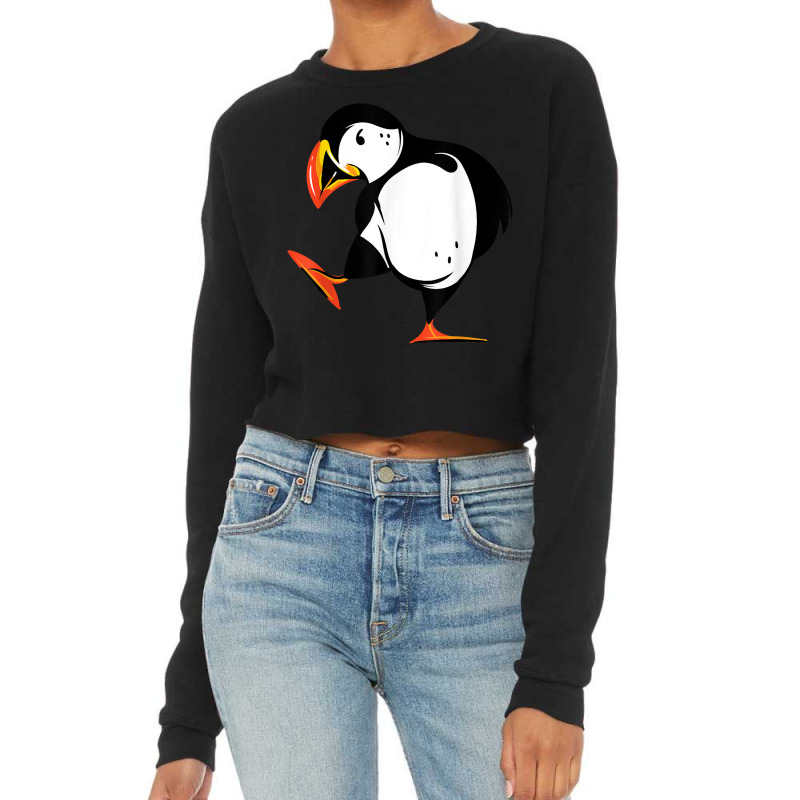 Puffin Baby Seabirds Lovers Bird Lover Iceland Funny Animal T Shirt Cropped Sweater by zheralalumo | Artistshot