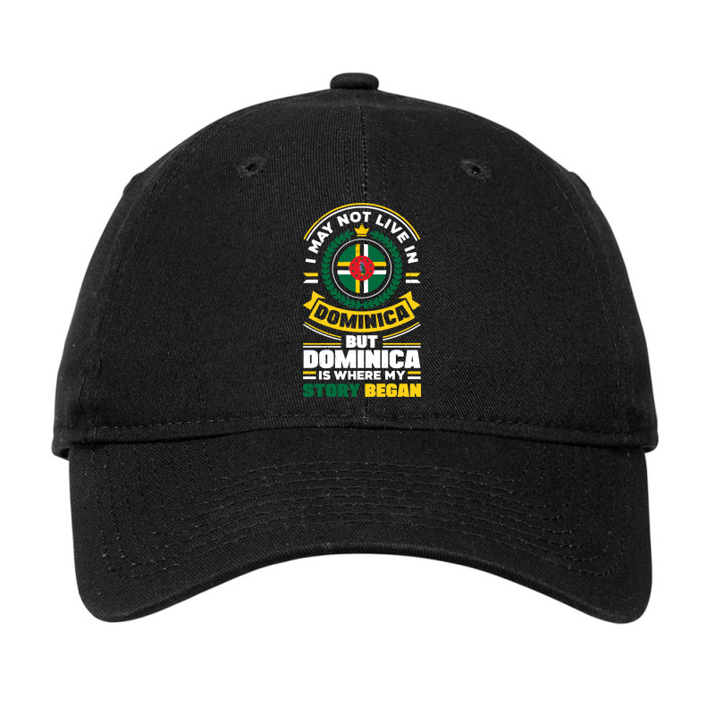 Dominica Dominican Dominica Flag Quote Pullover Hoodie Adjustable Cap by cm-arts | Artistshot