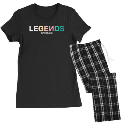 Legends Norris Nuts For Dark Women's Pajamas Set Designed By Zeynepu