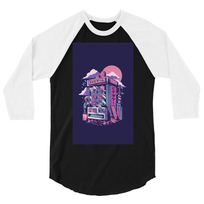 Retro Gaming Machine 3/4 Sleeve Shirt | Artistshot