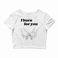 Bridgerton I Burn For You Crop Top | Artistshot