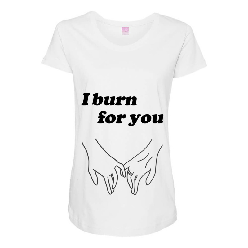 Bridgerton I Burn For You Maternity Scoop Neck T-shirt by HEATHERSTAATS | Artistshot