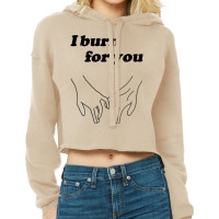 Bridgerton I Burn For You Cropped Hoodie | Artistshot