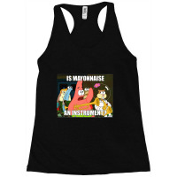 Is Mayonnaise And Instrument Large Racerback Tank | Artistshot