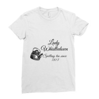 Bridgerton Lady Whistledown Spilling Tea Since 1813 Pattern Ladies Fitted T-shirt | Artistshot