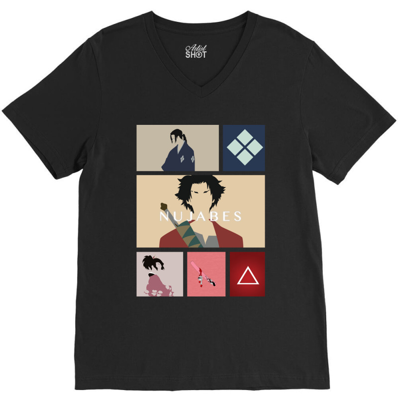 Samurai Champloo V-Neck Tee by cm-arts | Artistshot